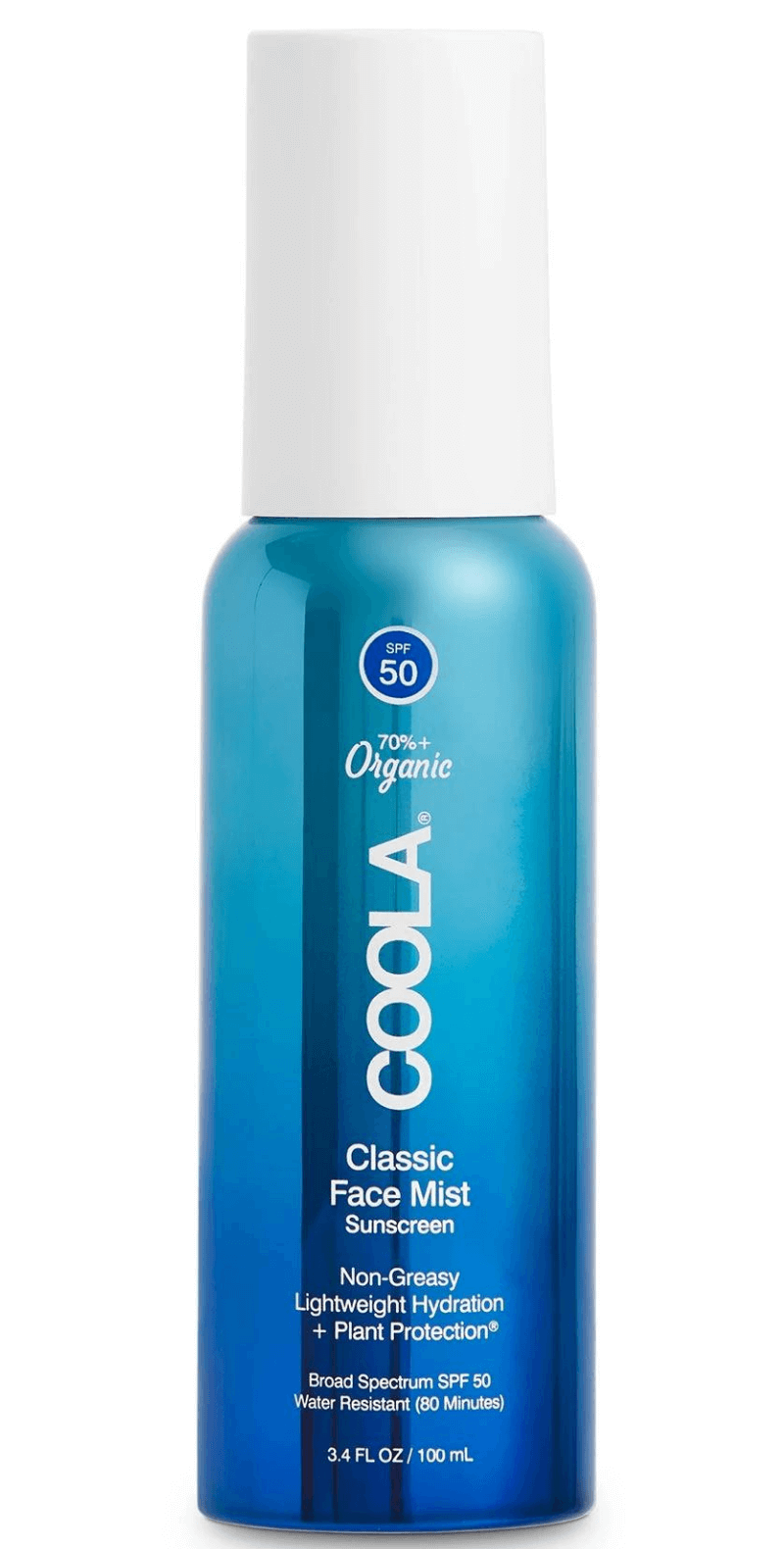 Coola's Coola Classic Face Organic Sunscreen Mist SPF 50 from Bellini's Skin and Parfumerie 