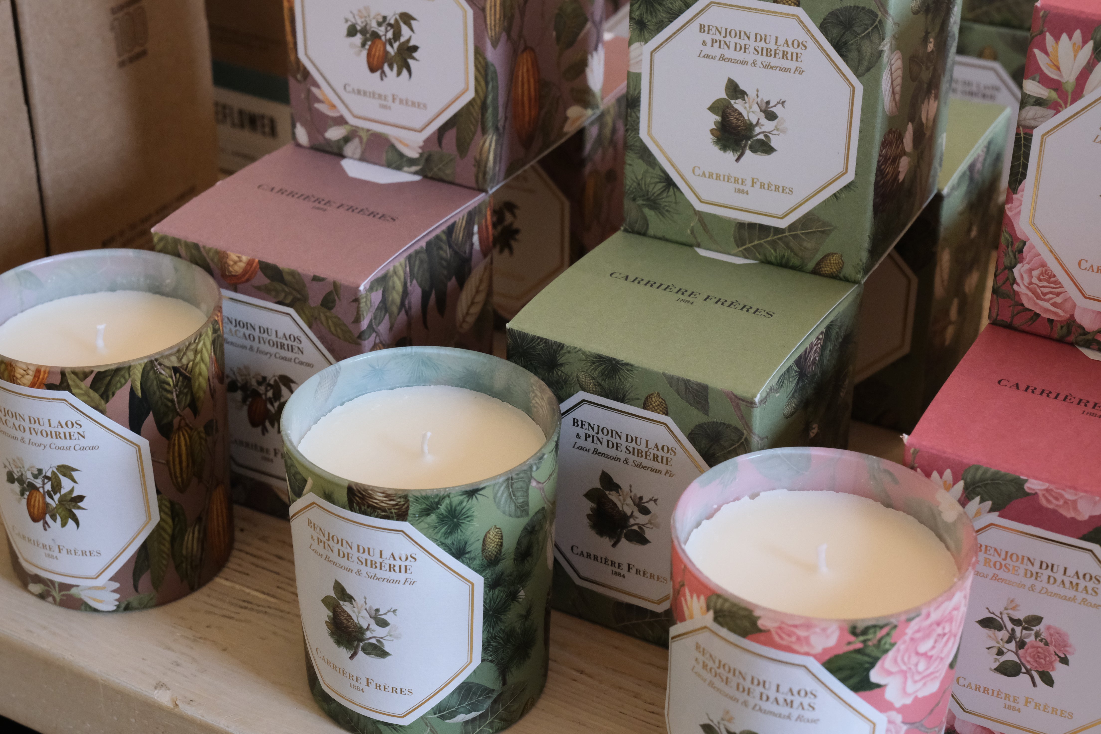 New Holiday Candle Sets From Carrière Frères