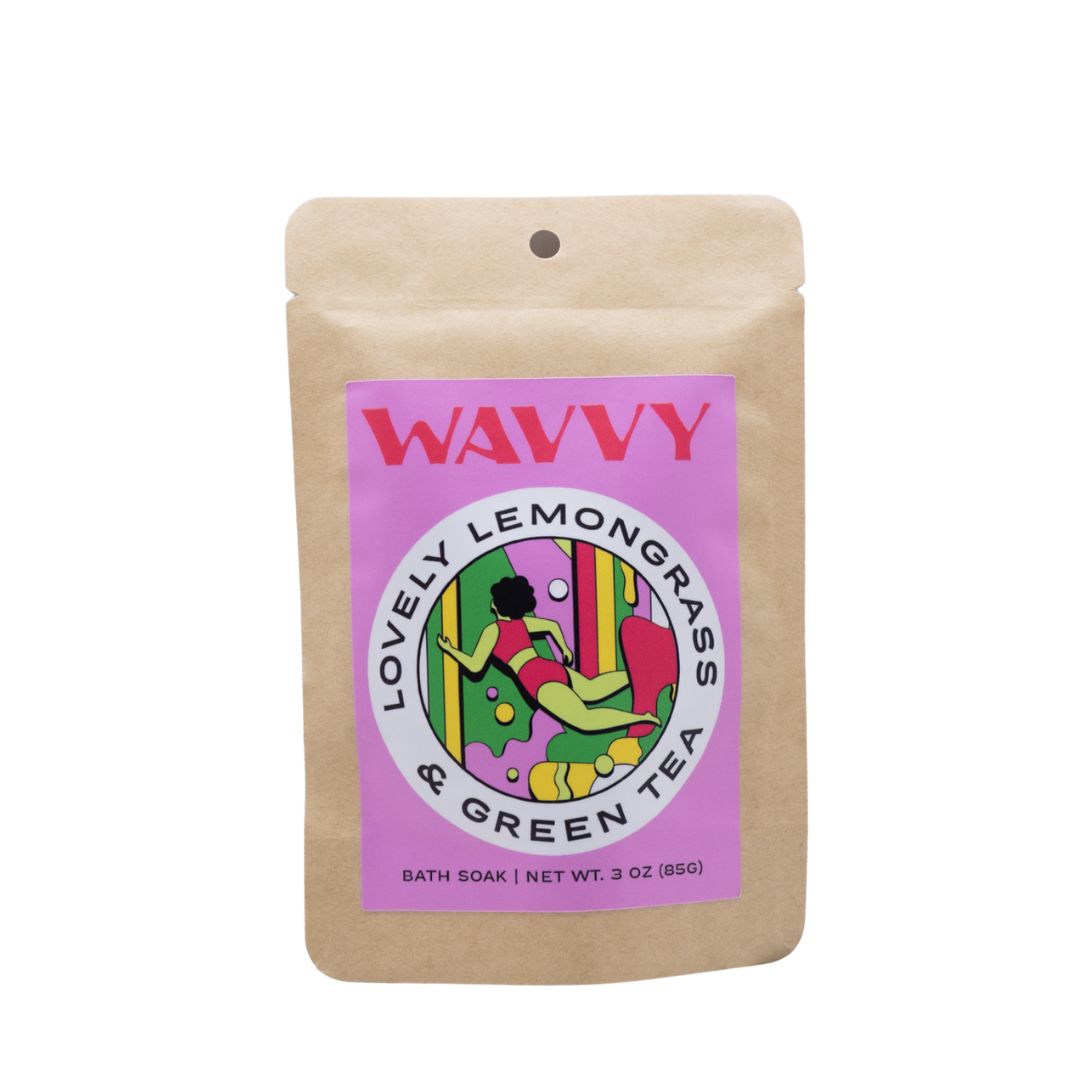 Wavy Bath Soak - Lemongrass &amp; Green Tea