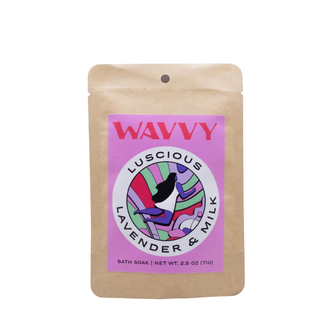 Wavy Bath Soak - Lavender Milk