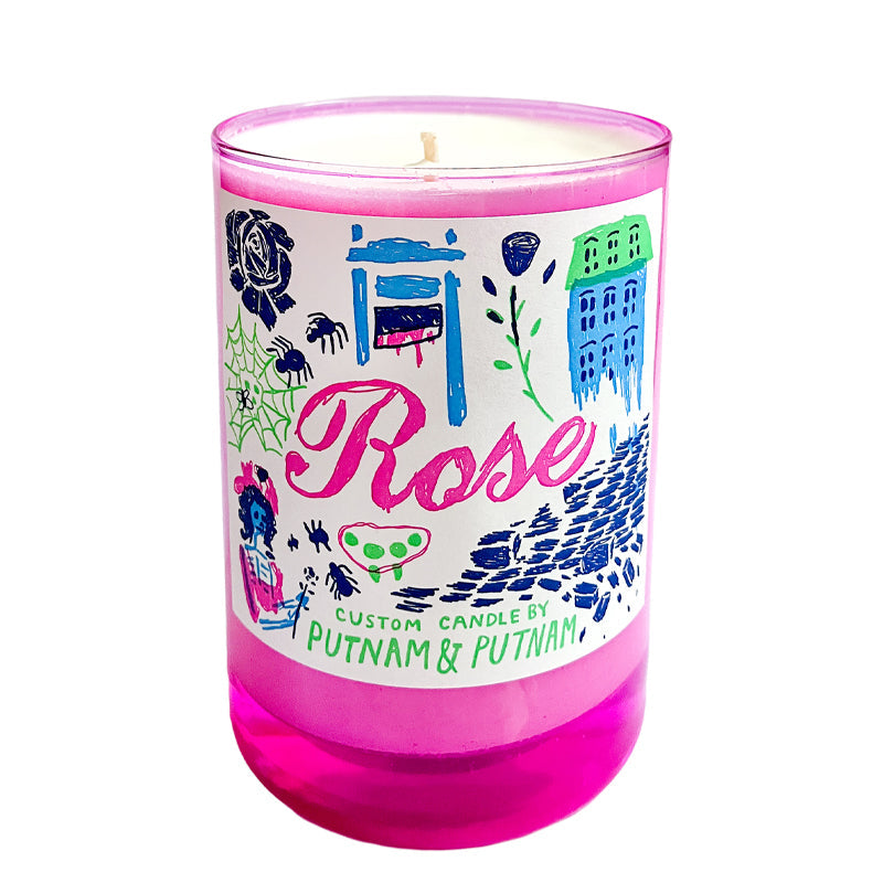 Putnam Rose Candle