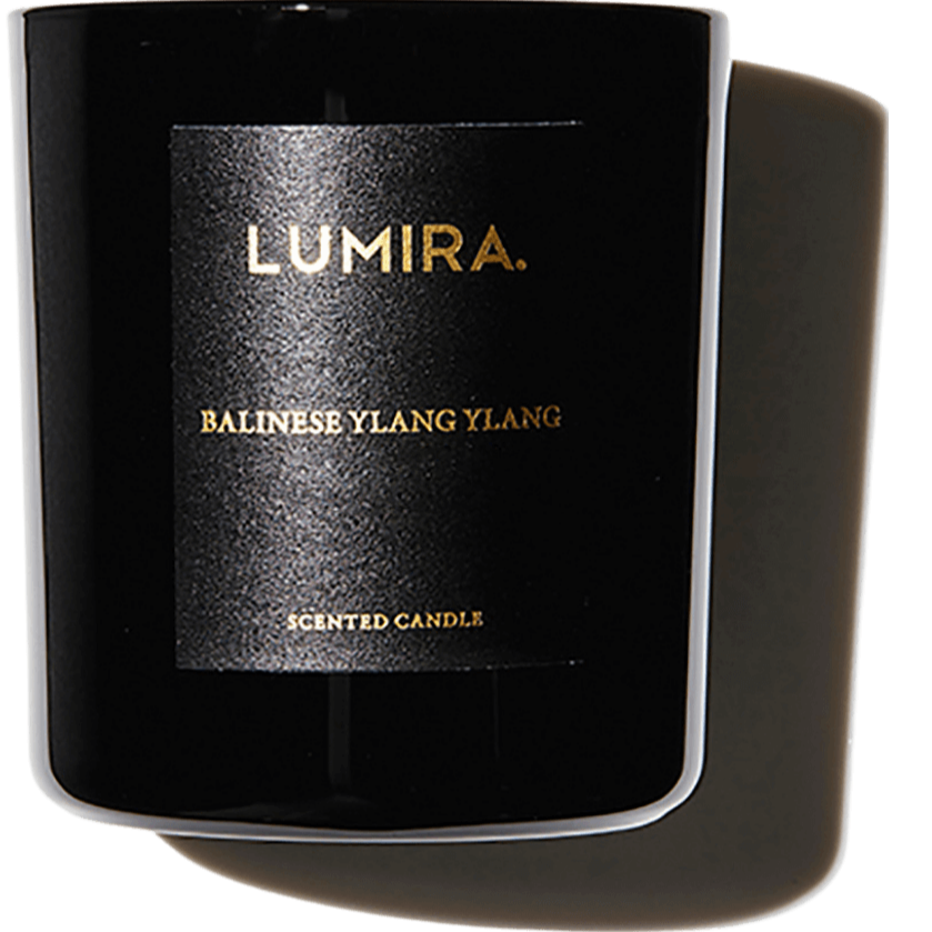 's Lumira Balinese Ylang Ylang  Candle - Bellini's Skin and Parfumerie 
