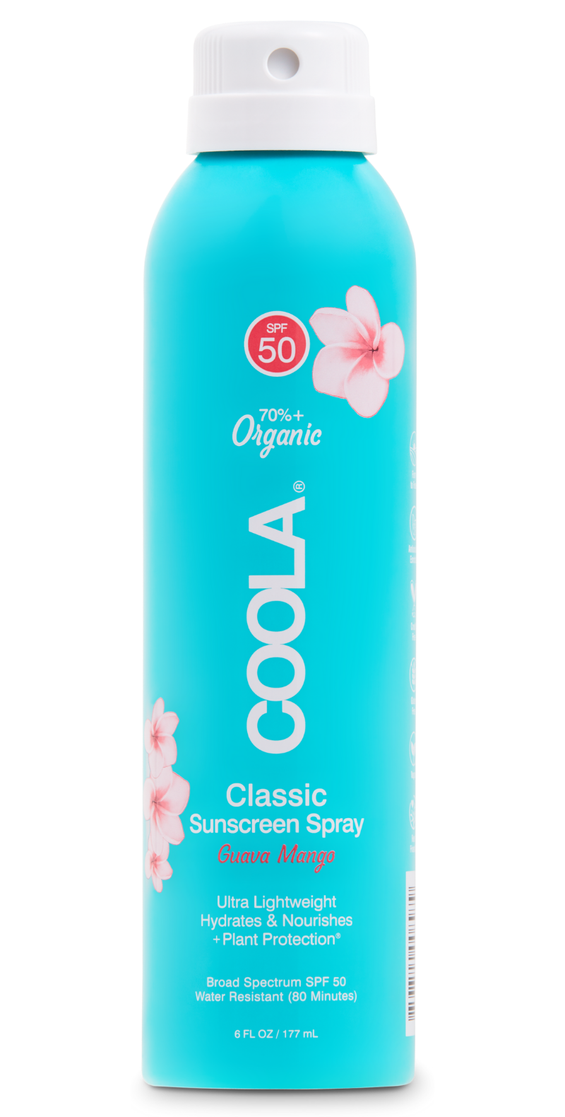 's Coola Sport Spray SPF 50 Guava Mango Body Sunscreen Spray - Bellini's Skin and Parfumerie 