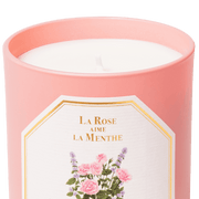 's Carrière Frères La Rose Aime La Menthe Candle - Bellini's Skin and Parfumerie 