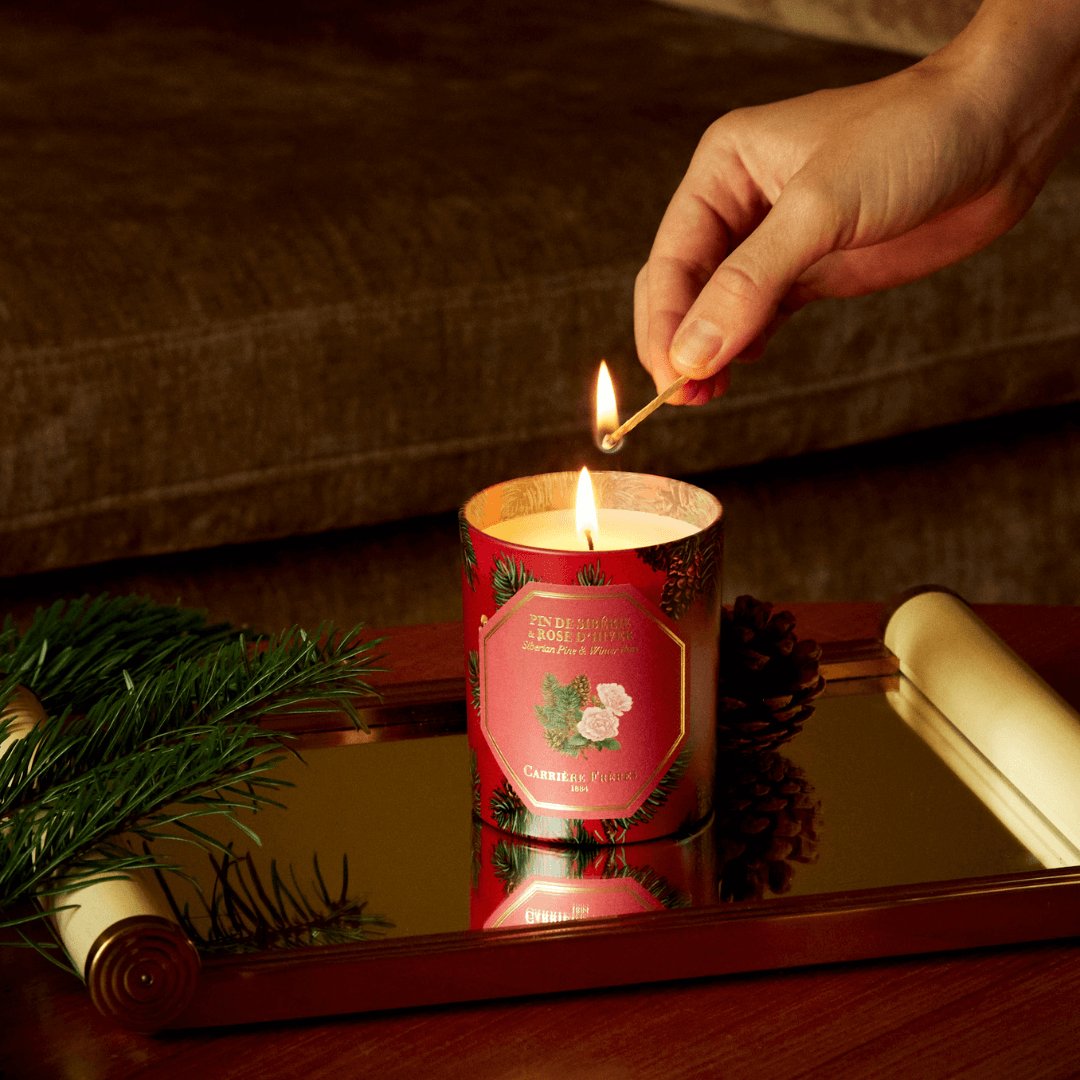Carrière Frères Siberian Pine &amp; Winter Rose Candle