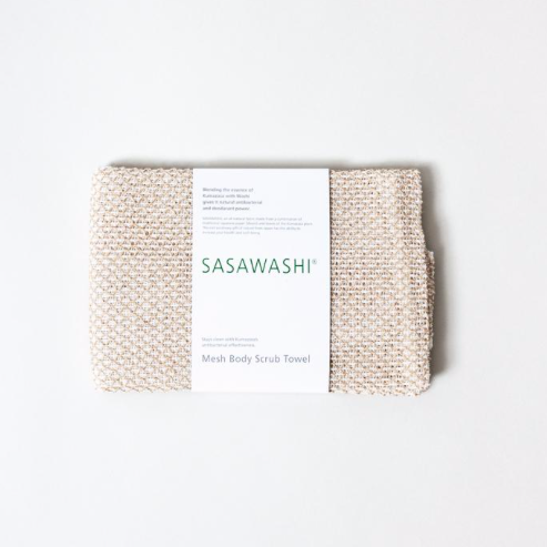 Sasawashi Mesh Body Scrub Towel - Bellini&#39;s Skin and Parfumerie